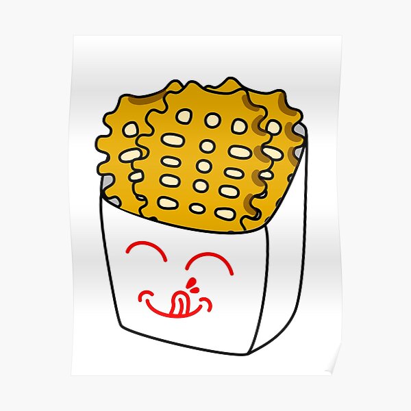 "Waffle Fries" Poster for Sale by jakeleung Redbubble