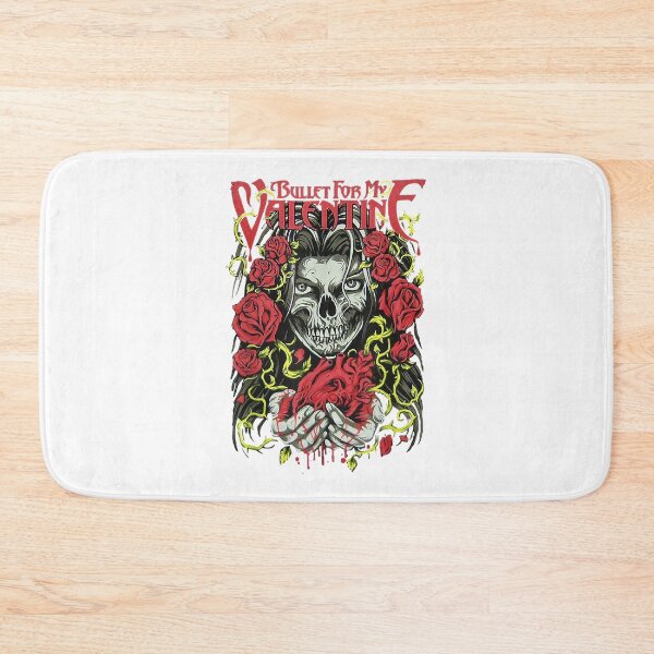 Item preview, Lover Gift My Valentine Roses And Heart Black Gifts For Music Fan designed and sold by WillardKlein.