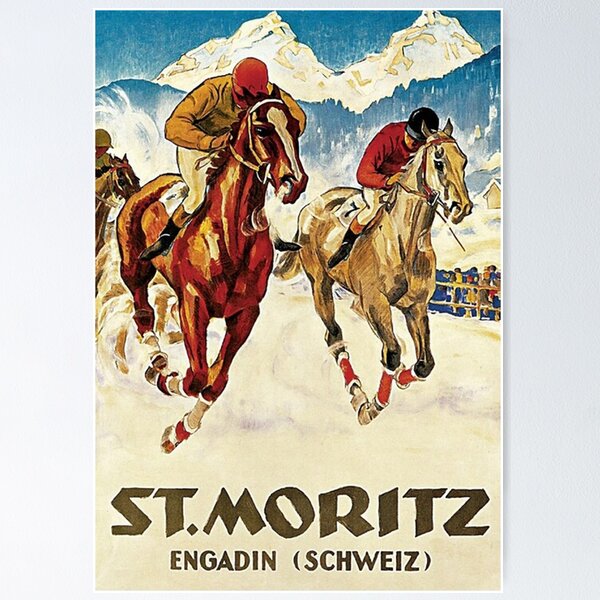 Aperçu de l'œuvre ST. MORITZ Poster créée et vendue par nielsenarthur25.