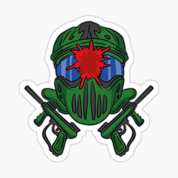 Vista previa del artículo con la obra «Paintball Player », diseñado y vendido por Moonpie90.