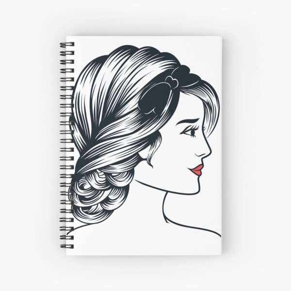 Cuaderno de espiral «MEJOR VENDEDOR Arte de salón de belleza» de  Lazuar-design | Redbubble
