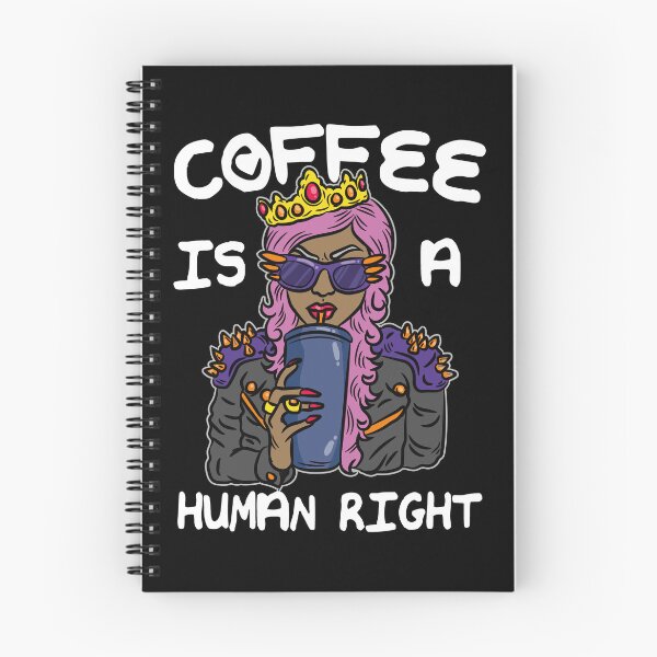 Item preview, Coffee Is A Human Right Ebony Goddess Black Queen designed and sold by Moonpie90.