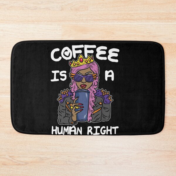 Item preview, Coffee Is A Human Right Ebony Goddess Black Queen designed and sold by Moonpie90.