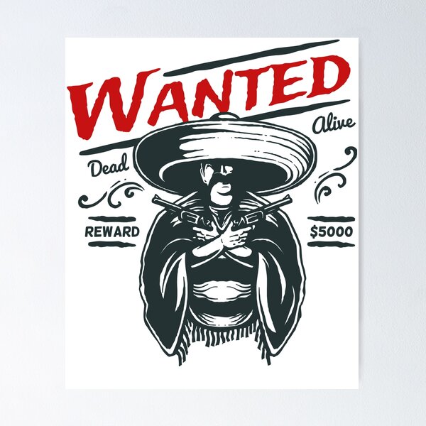 Item preview, Ravishingly Beautiful Wanted Dead Or Alive Design  Retro designed and sold by JonathanOrozcol.