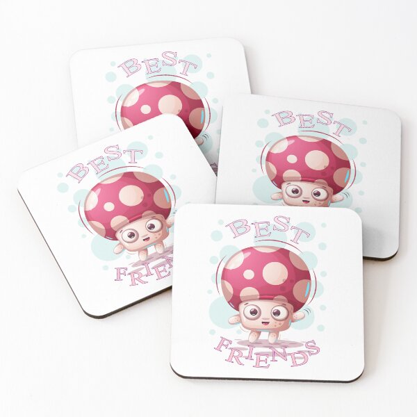 Item preview, Best Friends Mushroom Cartoon designed and sold by aventi24.