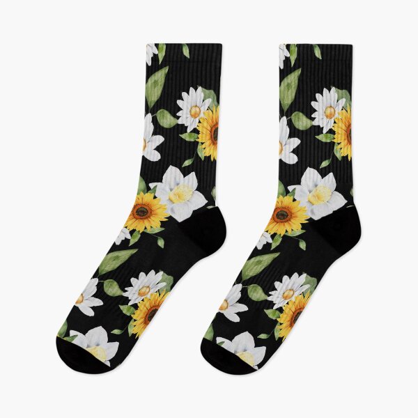 Item preview, Spring Fresh Watercolor Flowers, Daffodils, Sunflowers, Daisies, golden blooms designed and sold by Orianah.