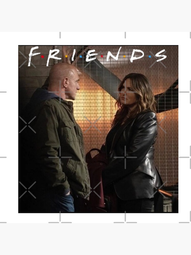 "Elliot Stabler and Olivia Benson are friends" Poster for Sale by