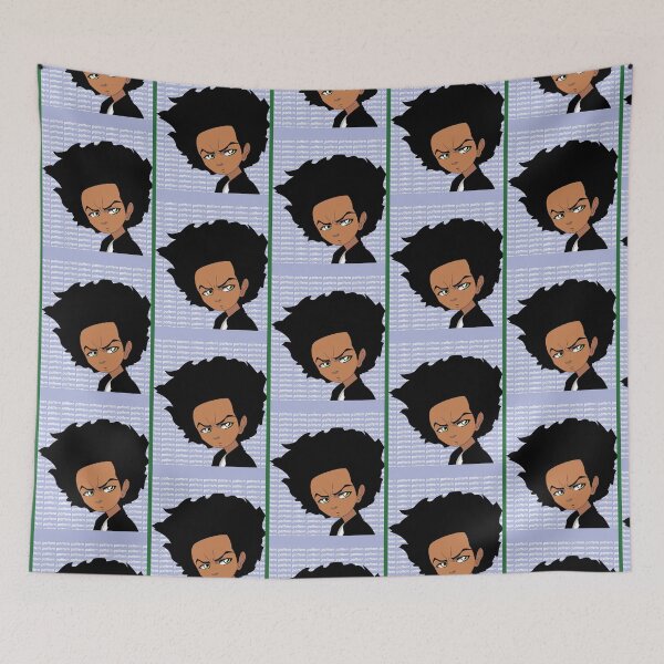 Item preview, Huey Boondocks _quot_Blue Pattern_quot_ Graphic  designed and sold by LCsShop.