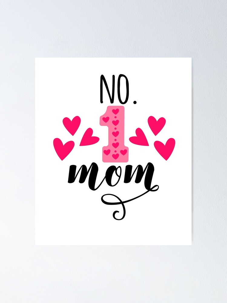 Flat letter initial MOM BEST GIFT EVER logo design Stock Vector Image & Art  - Alamy