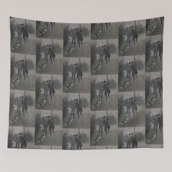 Item preview, Sherlock Holmes and Dr Watson using a dog during a case designed and sold by HughBoone.