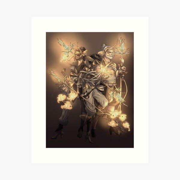 Tansgender God Art Print