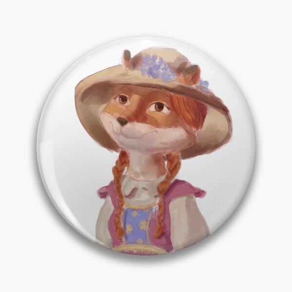 Artikelvorschau, Aquarell Fuchs mit einem geflochtenen Eierkorb entworfen und verkauft von anatovas.