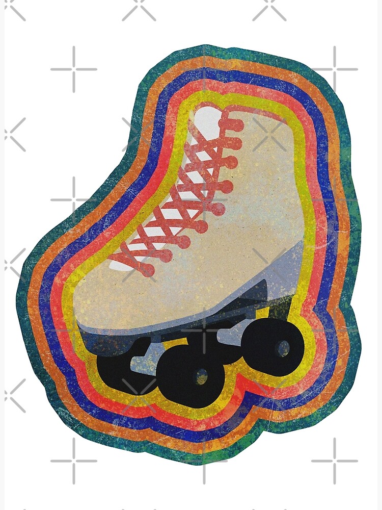 "Rainbow Roller Rink" Poster for Sale by hcdesignlab Redbubble