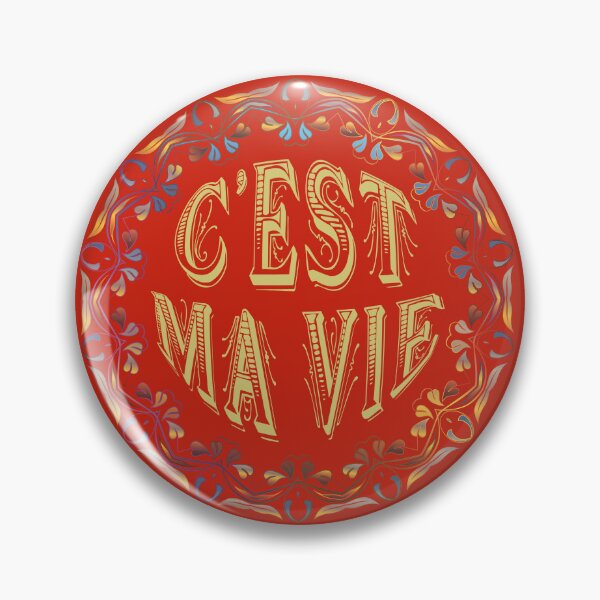 Item preview, C'est ma vie four by Debbie. It's my life. designed and sold by Ponsappel.
