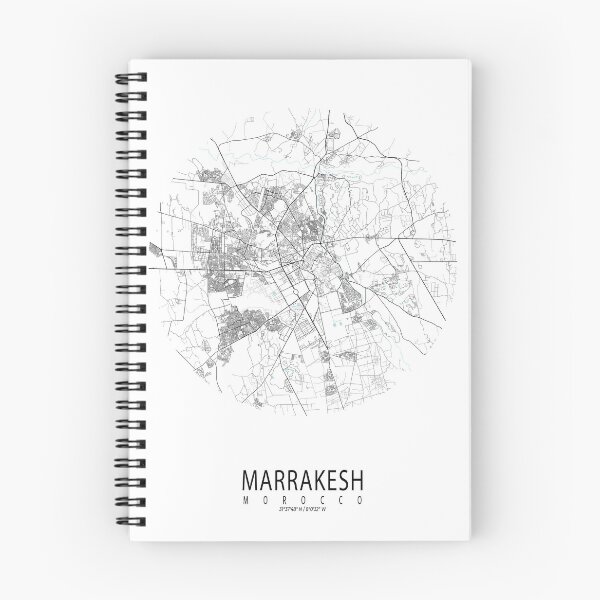 Item preview, Marrakesh City Map of Morocco - Circle designed and sold by deMAP.