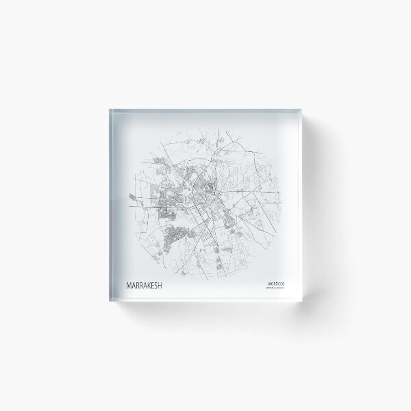 Item preview, Marrakesh City Map of Morocco - Circle designed and sold by deMAP.
