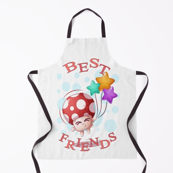 Item preview, Best Friends Happy Mushroom Cartoon designed and sold by aventi24.