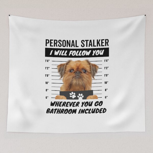 Artikelvorschau, Persönlicher Stalker-Hund – Brüsseler Griffon entworfen und verkauft von More Cute Dogs.