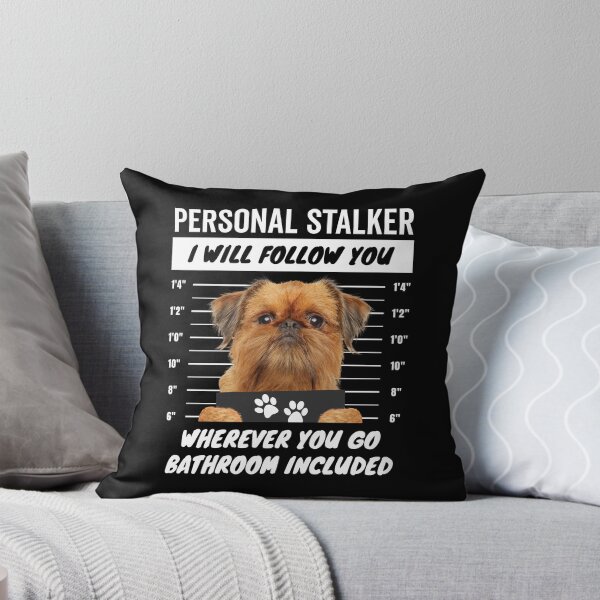 Item preview, Personal Stalker Dog – Brussels Griffon designed and sold by More Cute Dogs.