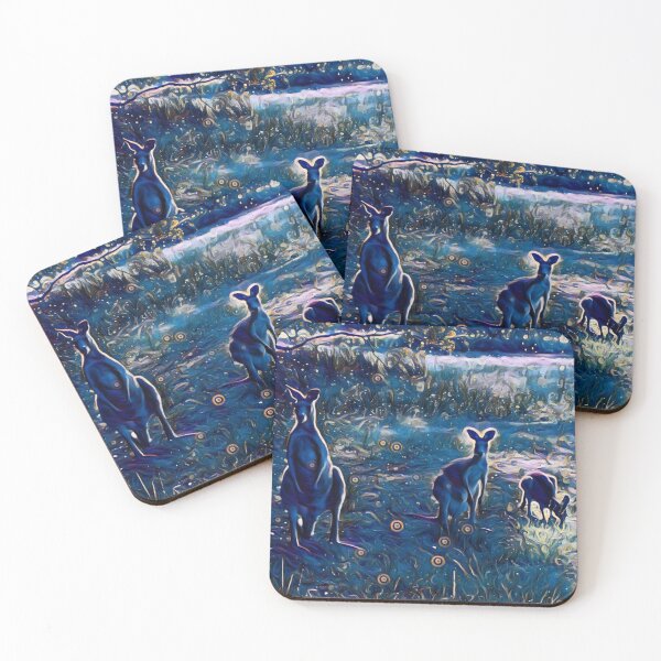 Item preview, Midnight Kangaroos designed and sold by GasconyPassion.