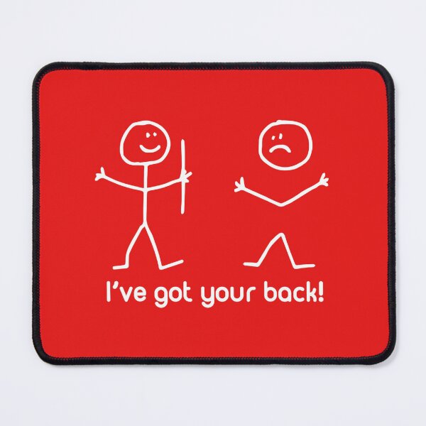 Item preview, Ive Got Your Back Funny Style Pattern designed and sold by blackspiderkid.