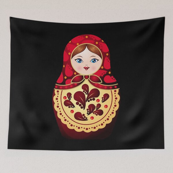 Item preview, Birthday Gifts Red Matryoshka Unisex Russia Tourist Nesting designed and sold by Weissnat1982.