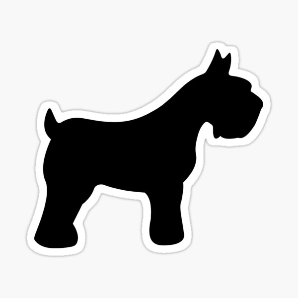 Schnauzer Sticker