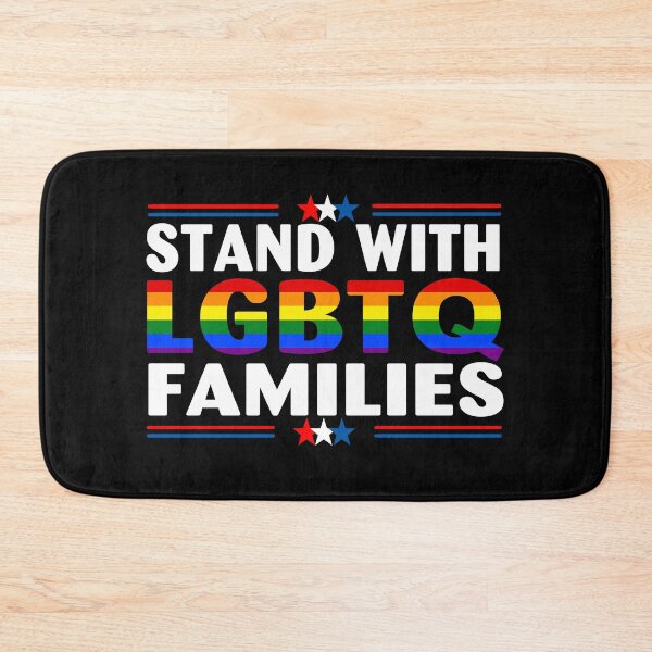 Item preview, Stand with LGBTQ Families LGBT Flag US Flag support designed and sold by deulivalin44.