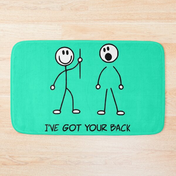 Item preview, Ive Got Your Back Stick Figure Vintage designed and sold by blackspiderkid.