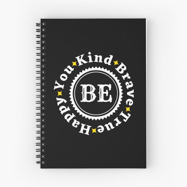 Item preview, Be Kind Be Brave Be True Be Happy Be You - Funny Motivational Quote | Funny Inspirational Meme designed and sold by Delandor.