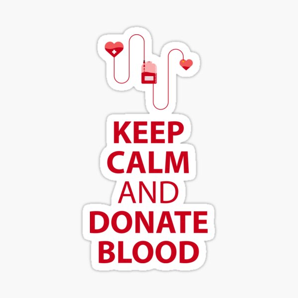 Blood Donation Stickers Redbubble - the donors roblox