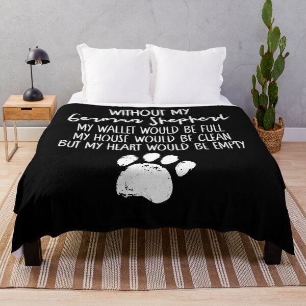 Item preview, Without My German Shepherd Lover Dog Paw Funny Pup Quote designed and sold by RJ-Art.