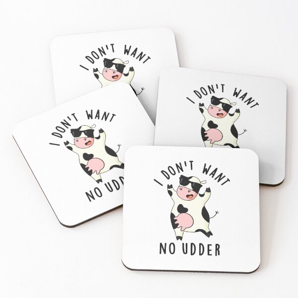 Item preview, I Don't Want No Udder Funny Cow Puns  designed and sold by punnybone.