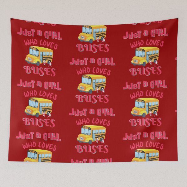 Item preview, Just A Girl Who Loves School Buses designed and sold by Baby Design229.