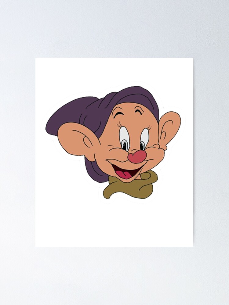 Dopey Face Poster For Sale By Mayagibson Redbubble 