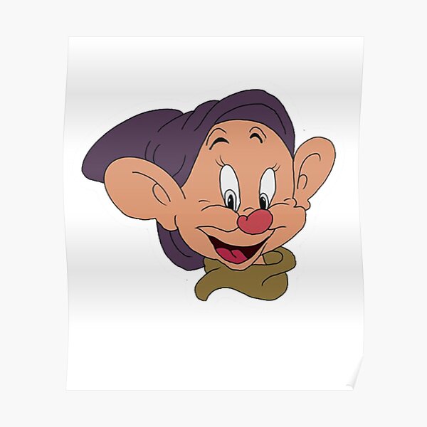 Dopey Face Poster For Sale By Mayagibson Redbubble 