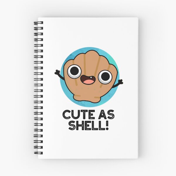 Item preview, Cute As Shell Funny Seashell Pun designed and sold by punnybone.