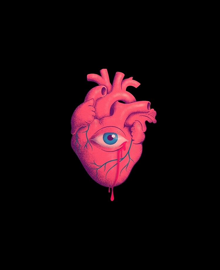 Weirdcore Drippy Heart | Poster