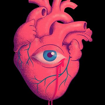 Weirdcore Drippy Heart | Poster