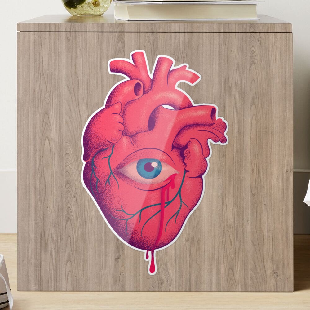 Weirdcore Drippy Heart | Poster