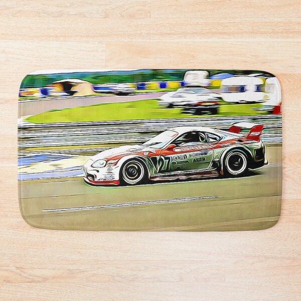 Item preview, Toyota Supra Racing at Le Mans – JDM Endurance Legend, GT Racing Car, Vintage Motorsport Poster designed and sold by Road To Track.