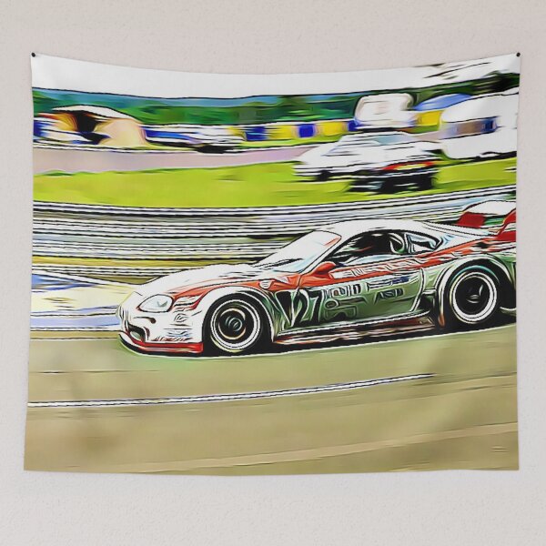 Item preview, Toyota Supra Racing at Le Mans – JDM Endurance Legend, GT Racing Car, Vintage Motorsport Poster designed and sold by Road To Track.