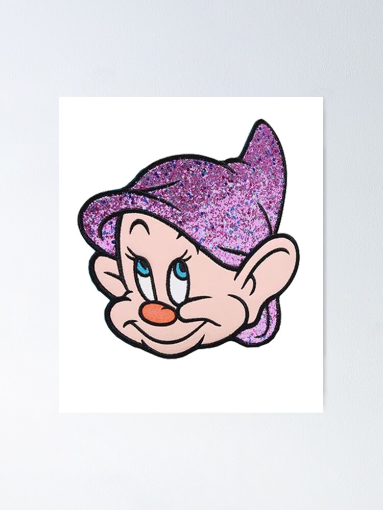 Dopey The Seven Dwarfs Poster By Mayagibson Redbubble 