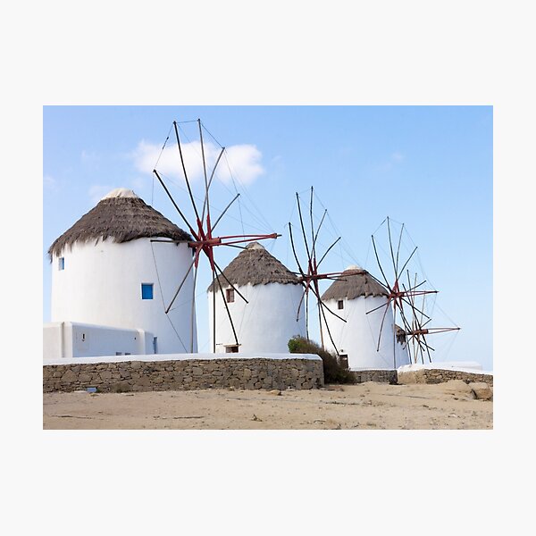 Item preview, The windmills of Mykonos designed and sold by Kevin Hellon.