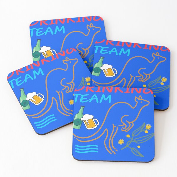 Item preview, Australian Drinking Beer Team , Funny Australia Country Drink Alcohol - Design illustration  Classic designed and sold by Khadijasdoser.