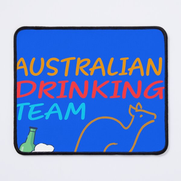Item preview, Australian Drinking Beer Team , Funny Australia Country Drink Alcohol - Design illustration Classic designed and sold by Khadijasdoser.