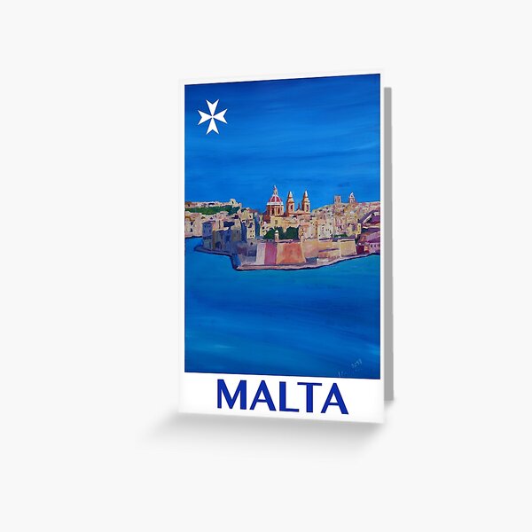 Malta Greeting Cards Redbubble