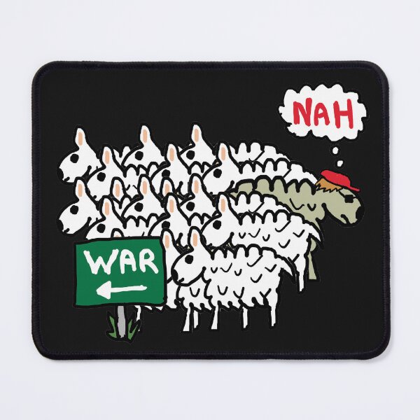Item preview, Anti War Sheep designed and sold by Mark-Ewbie.
