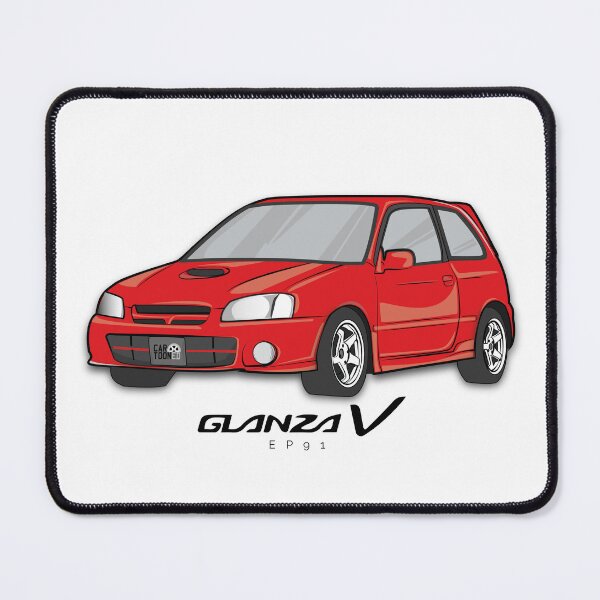 Item preview, Glanza V EP91 red designed and sold by CarTooned.
