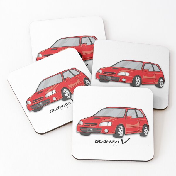 Item preview, Glanza V EP91 red designed and sold by CarTooned.